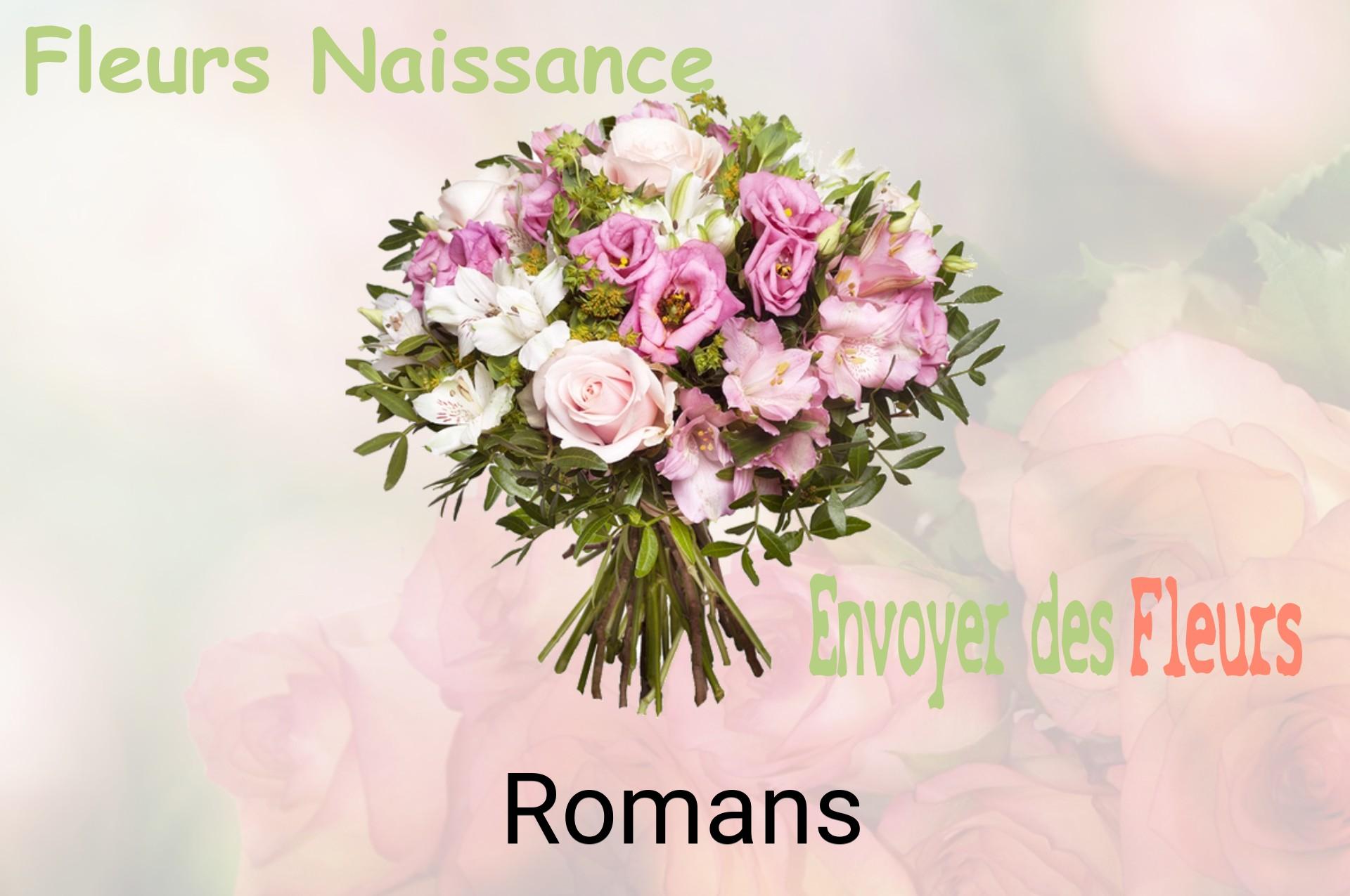 Bouquet de fleurs de naissance livré à Romans